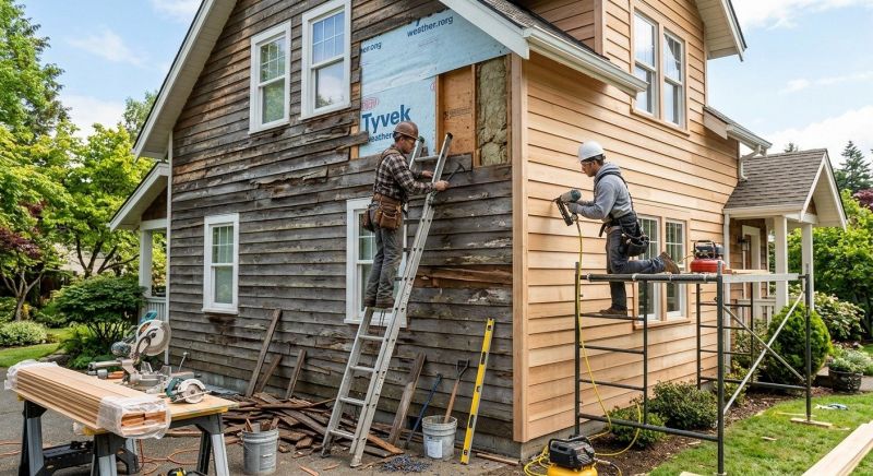 Wood Siding Replacement in Grand Isle, VT
