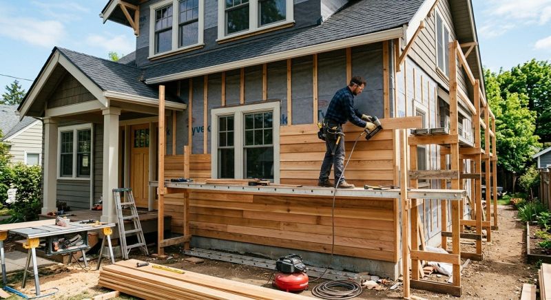 Wood Siding Replacement in Milton, VT