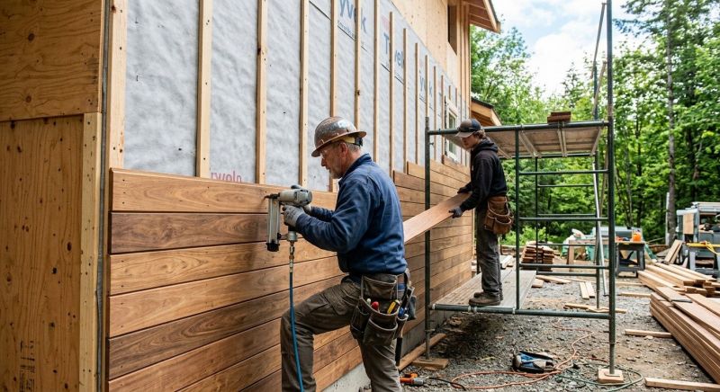 Wood Siding Service in Huntington, VT