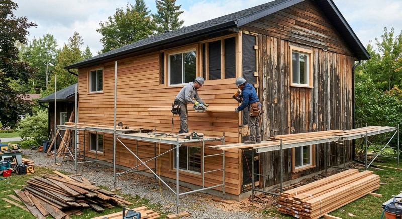 Wood Siding Service in Huntington, VT